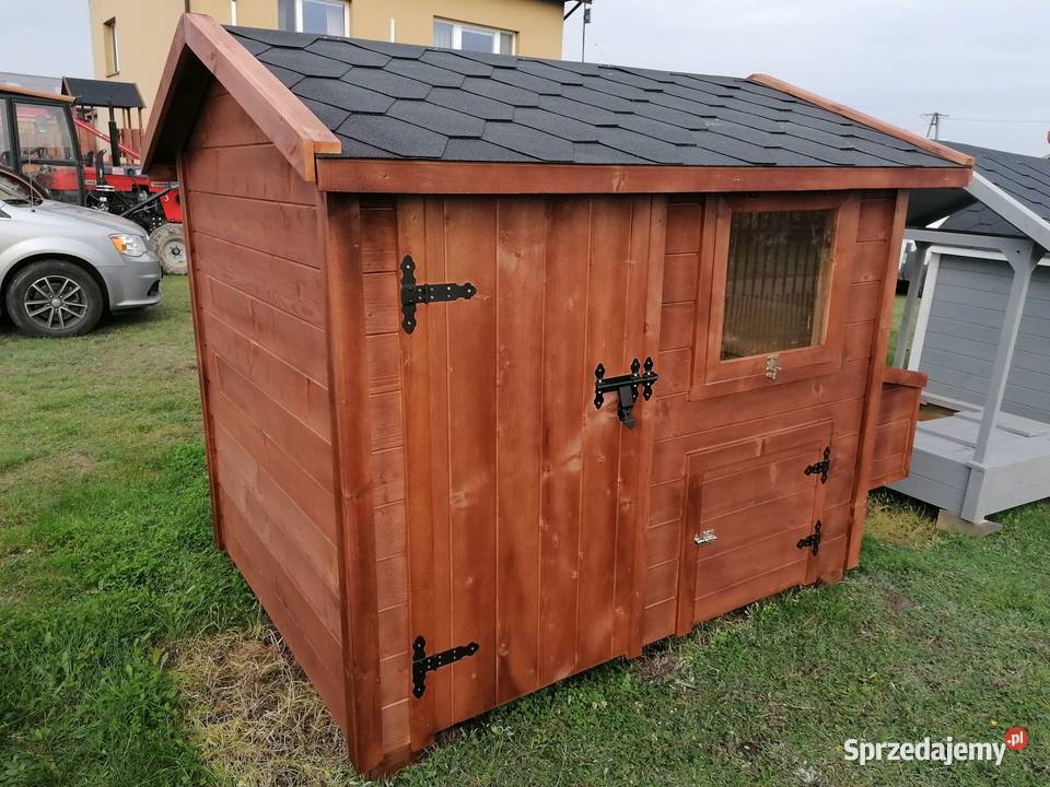Kurnik kur z otwieranym jajecznikiem 250x150x200 Zwierzęta mazowieckie sprzedam