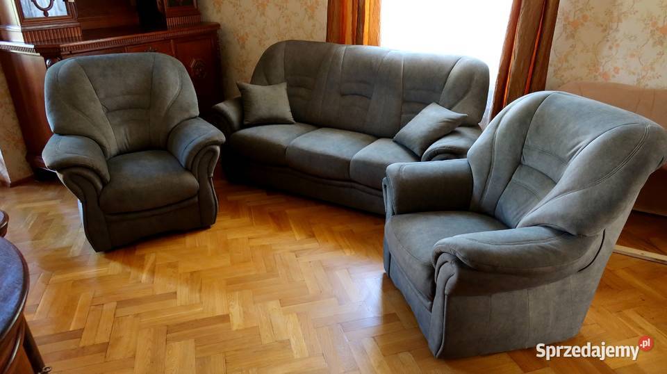 Piękny komplet wypoczynkowy Bologna sofa 3 os i Ziębice