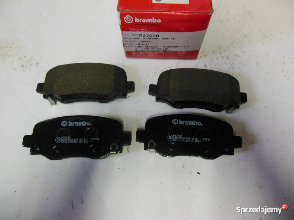 Klocki hamulcowe BREMBO P37027 68052369AB JEEP Kozy
