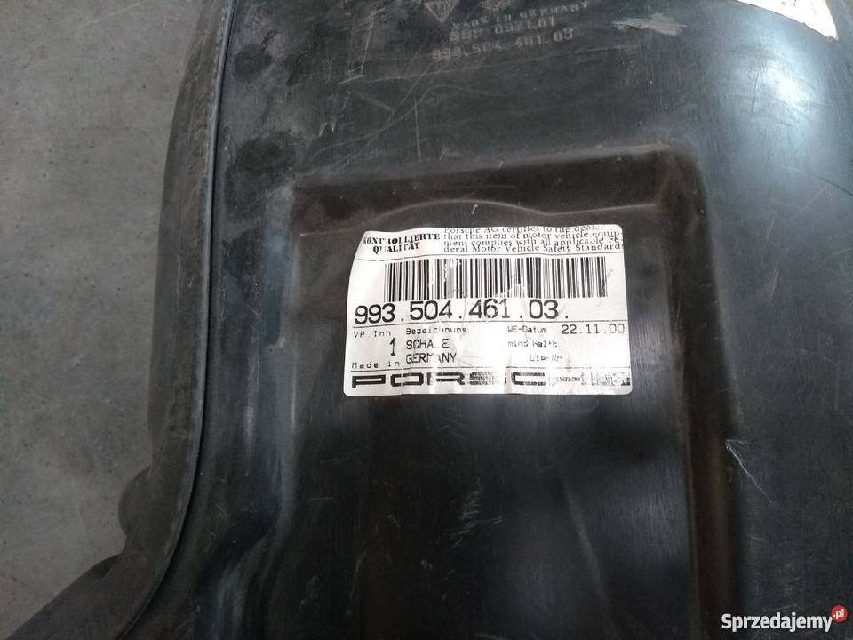 PORSCHE 993 nadkole tylne lewe Pilzno