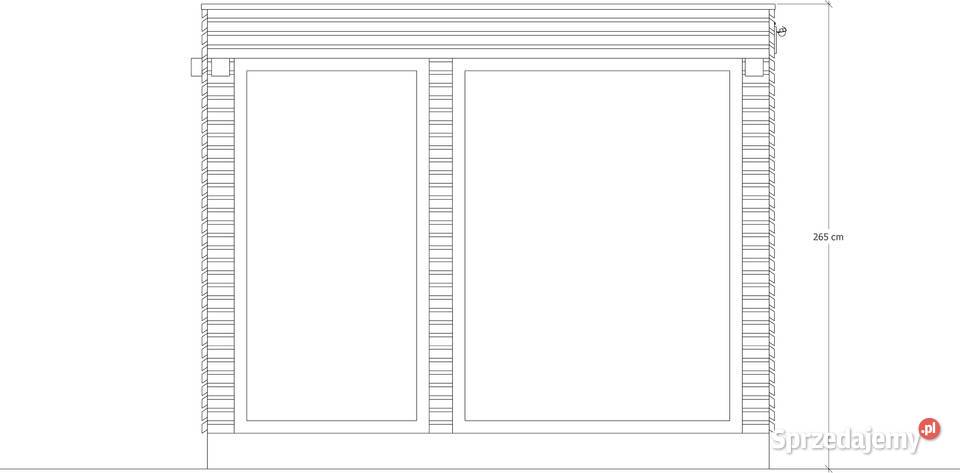 Sauna ogrodowa Xavier 320 x 250