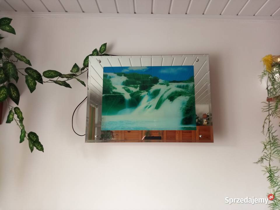 Obraz lustrzany relaksacyjny z okresu PRLu dolnośląskie Świdnica