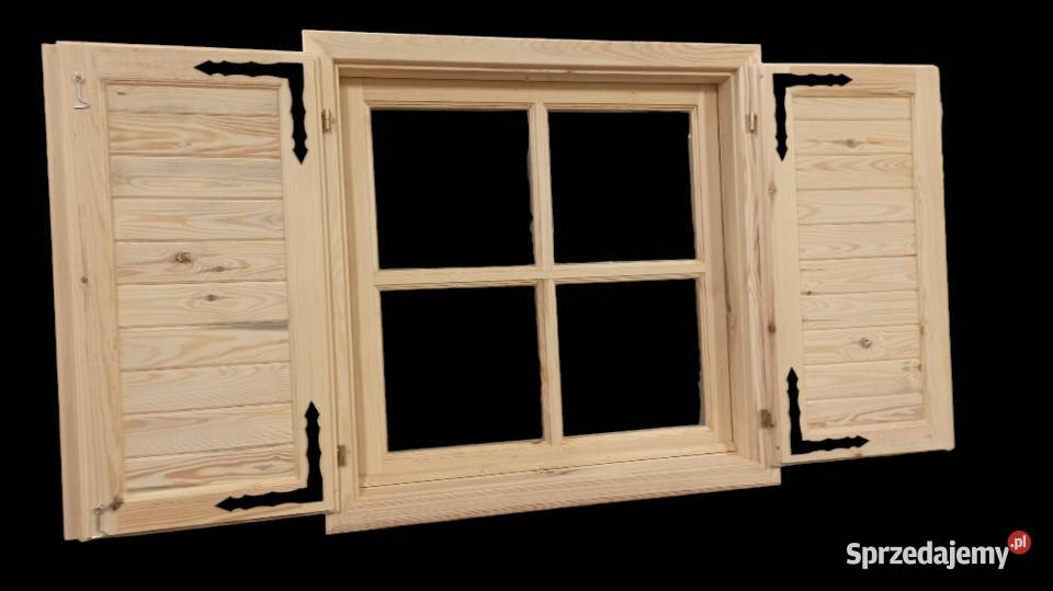 Okno okna drewniane do altandomków drewnianych