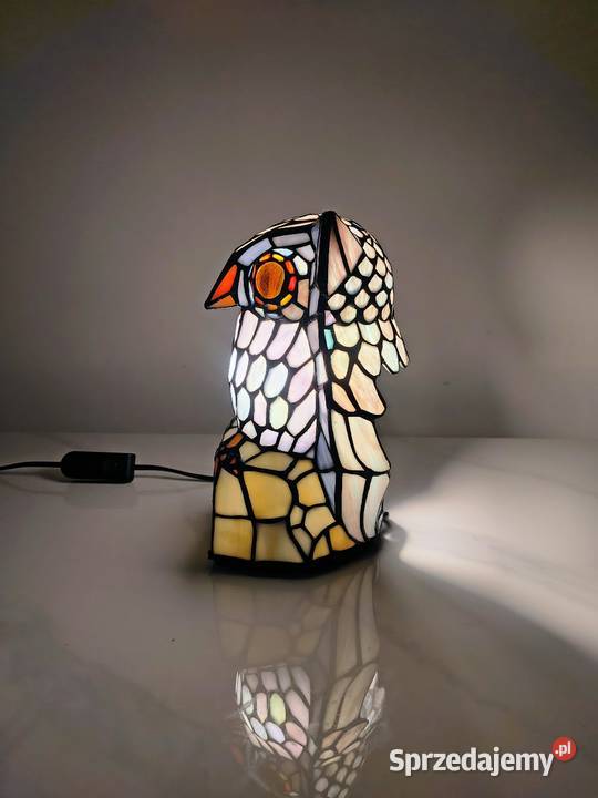 Tiffany lampa witrażowa stołowa nocna biurowa dolnośląskie Zaręba