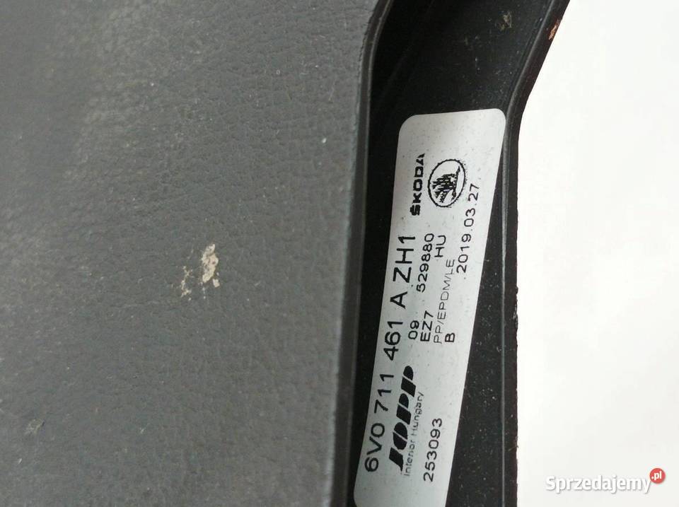 DŹWIGNIA HAMULCA RĘCZNEGO 6V0711461A Skoda Fabia Dźwignie hamulca ręcznego