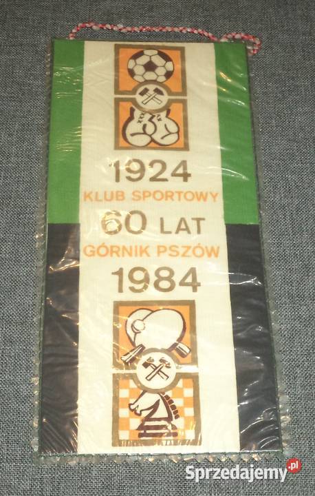 Górnik Pszów Wodzisław Śląski proporczyk śląskie