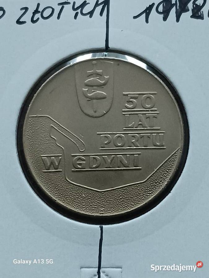 10 50 Lat Portu w Gdyni 1972 r Skrętka UNC Konin sprzedam
