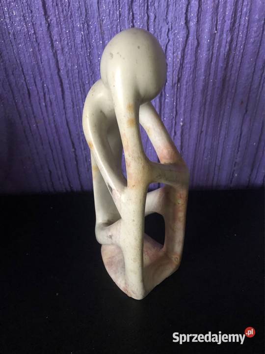 Myśliciel figurka statuetka z kamienia mydlanego Inowrocław