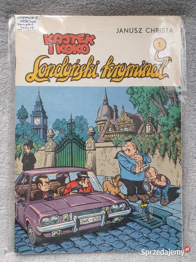 Kajtek i Koko Londyński Kryminał cz1 i 2 wyd 1 Polskie Gdynia