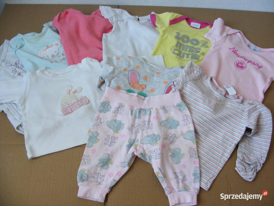 Ubranka dziecięce 68 body kaftanik bluzeczki Bielizna