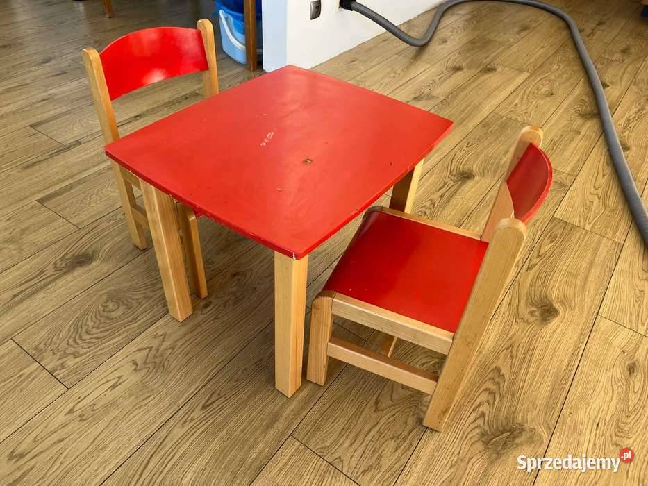 Zestaw dziecięcy stolik dwa krzesła firmy Wrocław