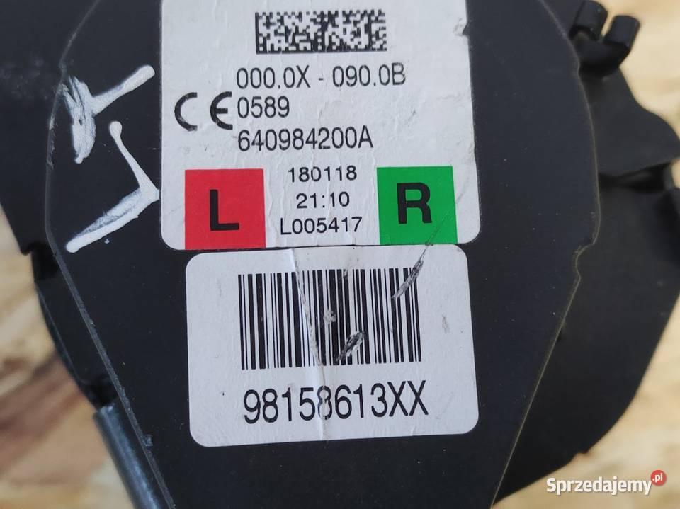 Pas Bezpieczeństwa Lewy Tył Citroen DS7 Pleszew