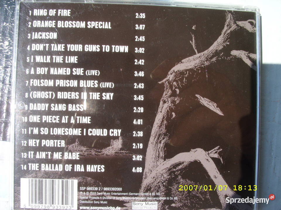COUNTRY CD JOHNT CASHTHE VERY BEST CD