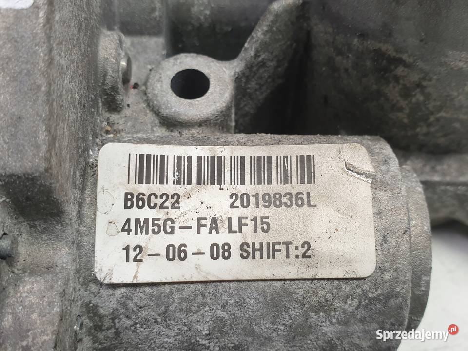 PRZEPUSTNICA Volvo V70 III 20 16V 4M5GFA osobowe Chełm