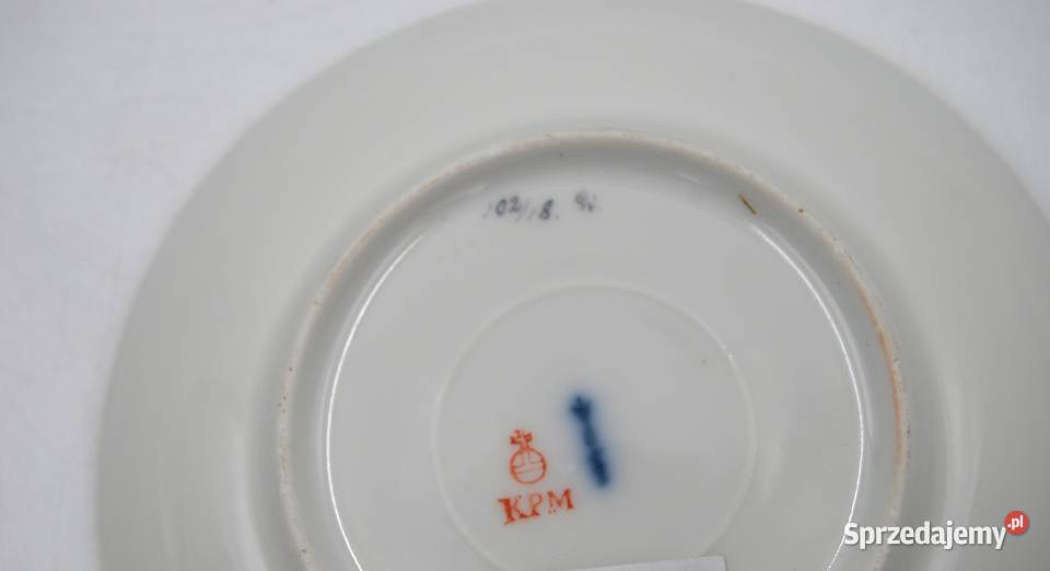 Porcelana KPM zestaw duo filiżanka Poznań