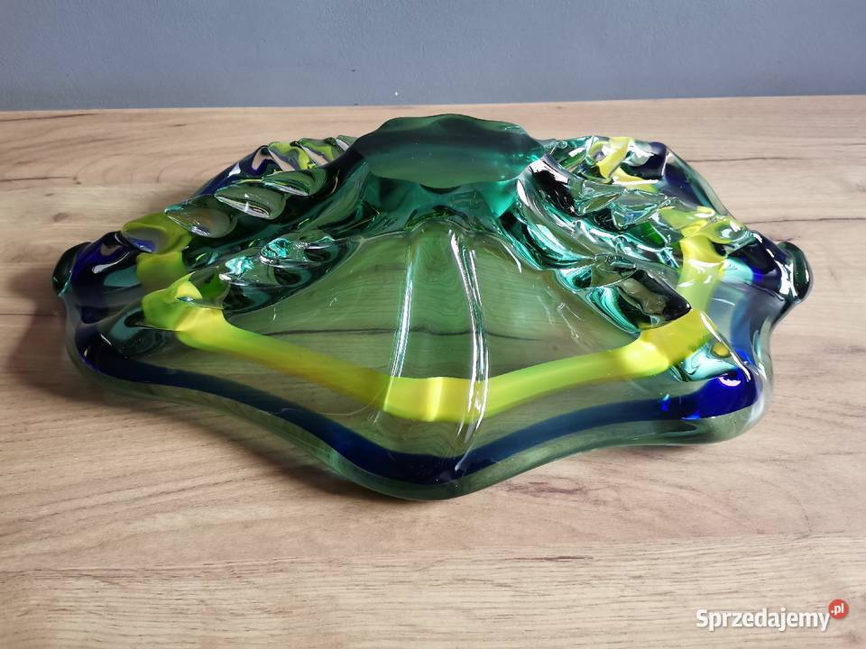 Stara duża wielka 35 48 patera owocarka kolorowe Antyki, Sztuka, Kolekcje Katowice