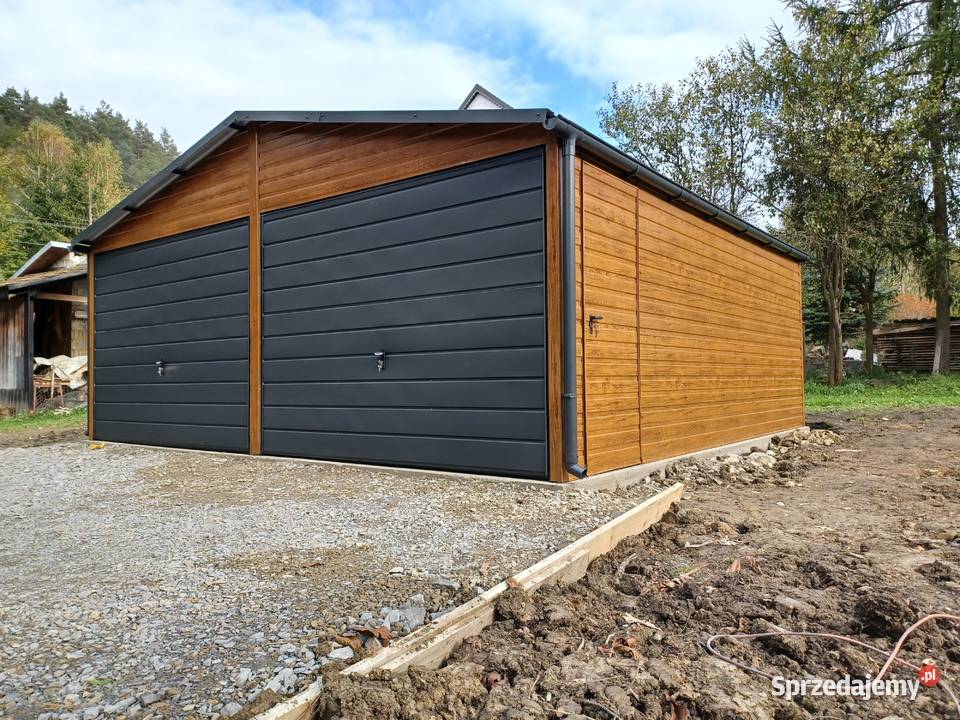 GRAFITOWY Garaż Blaszany 6x6 Garaże Blaszane Nysa sprzedam