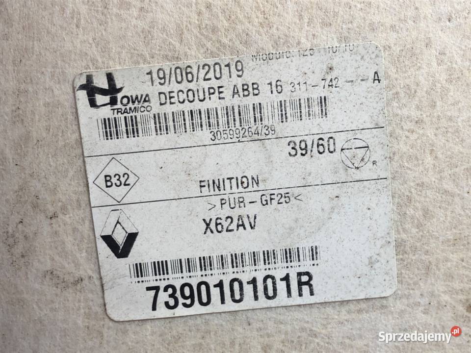 PODSUFITKA PRZÓD OPEL MOVANO B 23 131 TAPICERKA osobowe