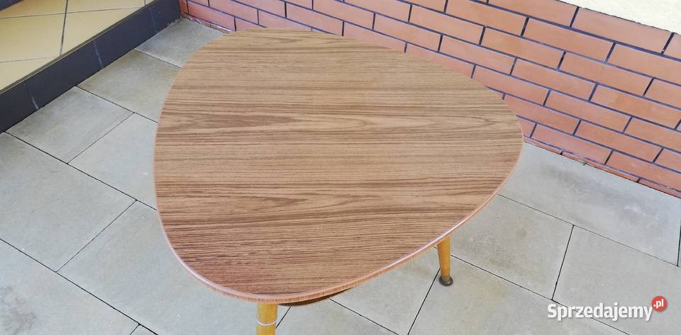 Stolik PRL patyczak kawowy art deco ława z półką Garwolin sprzedam