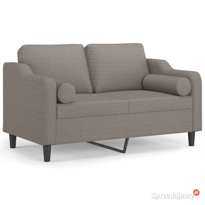2osobowa sofa z poduszkami kolor taupe 120 Warszawa