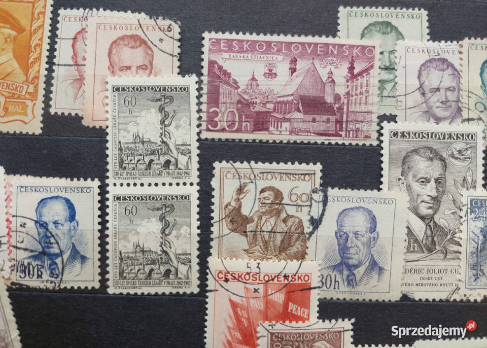 Czeskie stare znaczki zestaw mazowieckie