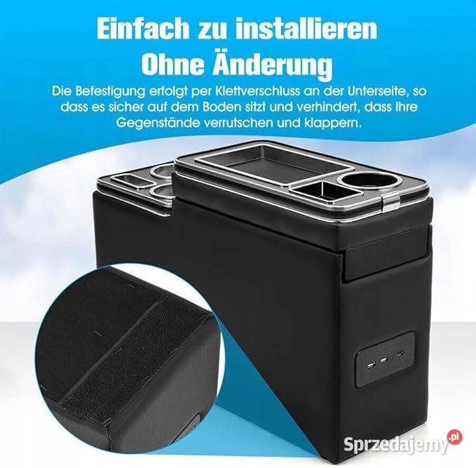 Podłokietnik LED do kompatybilna z VW T5 T6 T61 Myszyniec