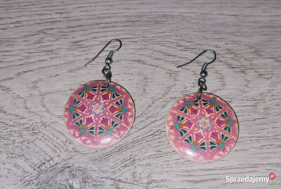 Kolczyki damskie różowe Łódź