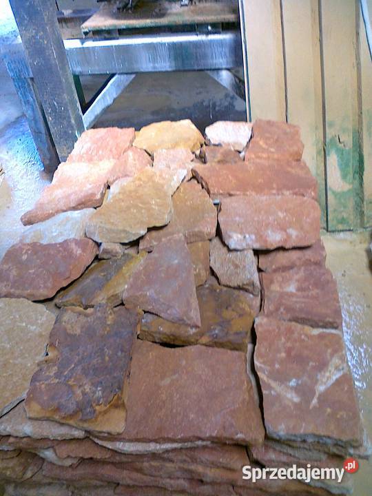 Kamień cegła płytki na elewację ścianę domu z łódzkie Radomsko