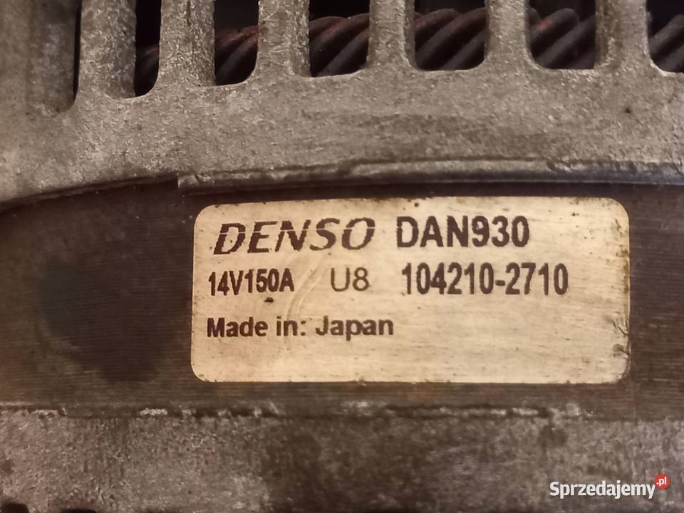 FORD 20 TDCI alternator 1042102710 DAN930 świętokrzyskie sprzedam