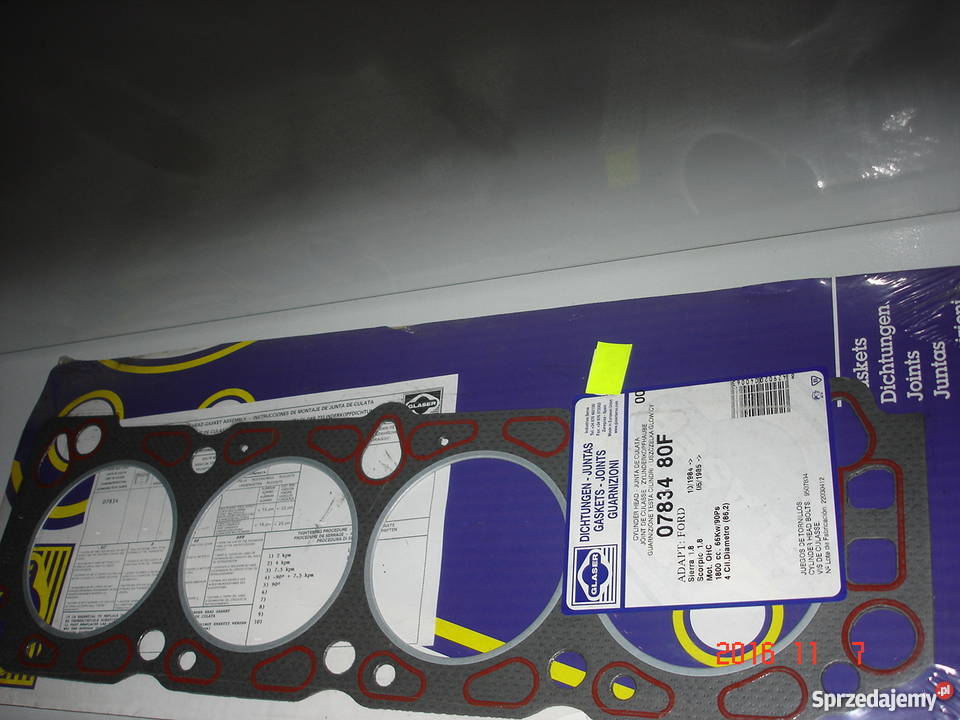 Uszczelka głowicy FORD Sierra Scorpio GL07834 osobowe Pyrzyce