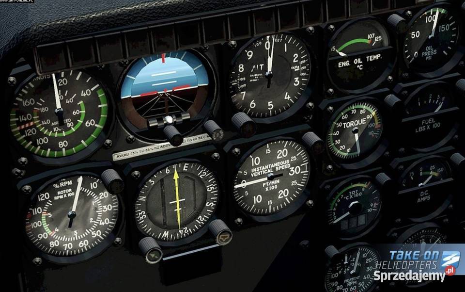 Symulator Helikoptera HELIKOPTER śmigłowce Akcje