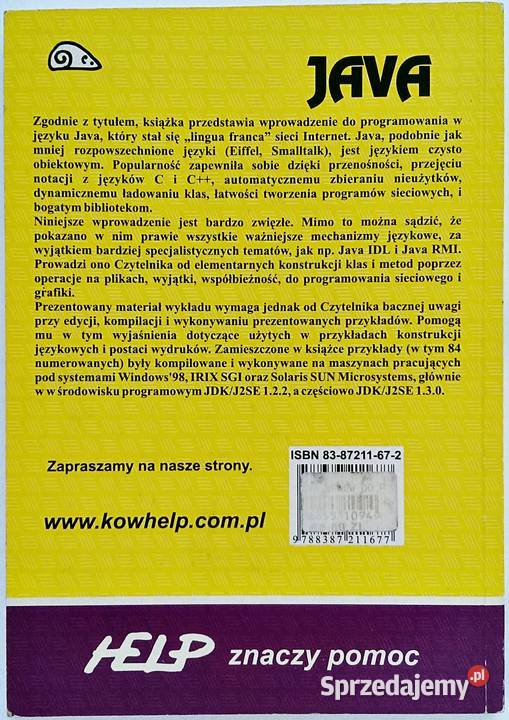 Java Wprowadzenie do programowania Wiesław Kraków sprzedam