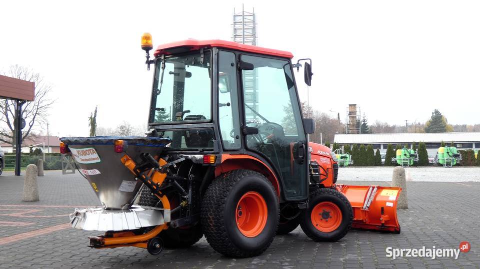 Traktor KUBOTA B2350 4x4 Pług Posypywarka Traktorki