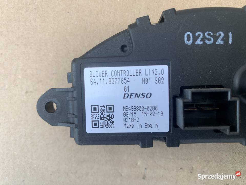 Rezystor opornik dmuchawy 9377854 mini cooper Szczecin sprzedam