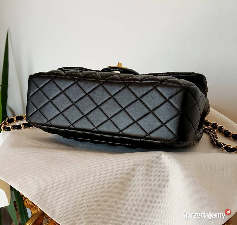 TOREBKA CHANEL 255 MINI PIKOWANA CHANELKA CZARNA Bydgoszcz