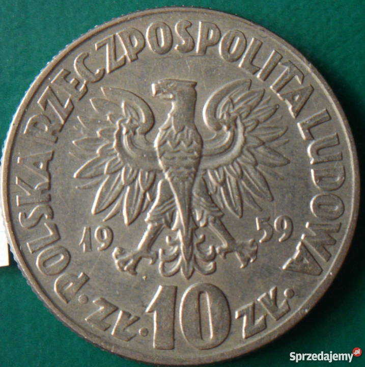 10 złotych 1959 M Kopernik ładny Kraków