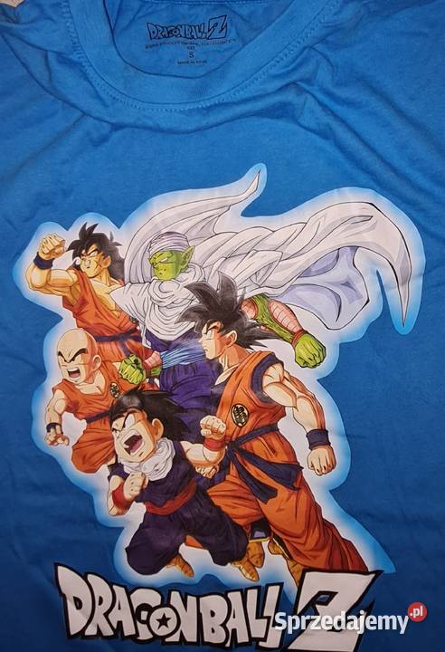 Koszulka chłopiec krótki rękaw Dragonball Z 170S niebieski Łódź