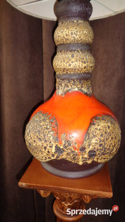 wielka lampa ceramiczna lawa Niemcy kujawsko-pomorskie Strzelno sprzedam