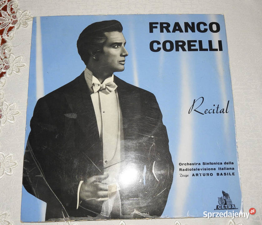 Franco CORELLI Recital Włochy Cetra LPC 55019 płyta winylowa Przemyśl