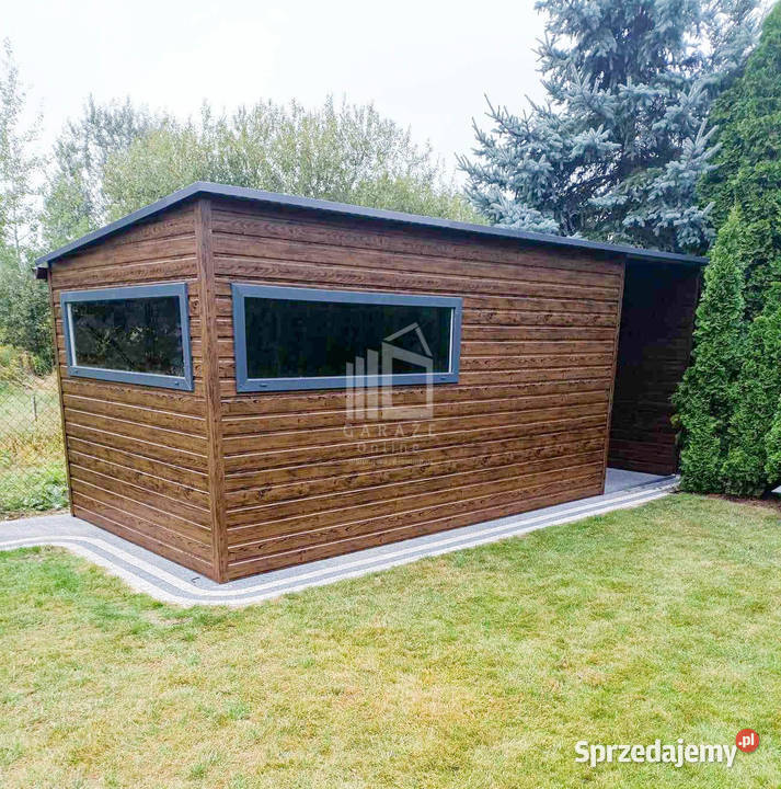 Schowek domek ogrodowy 45x25m wiata 18m drzwi 2x Radom