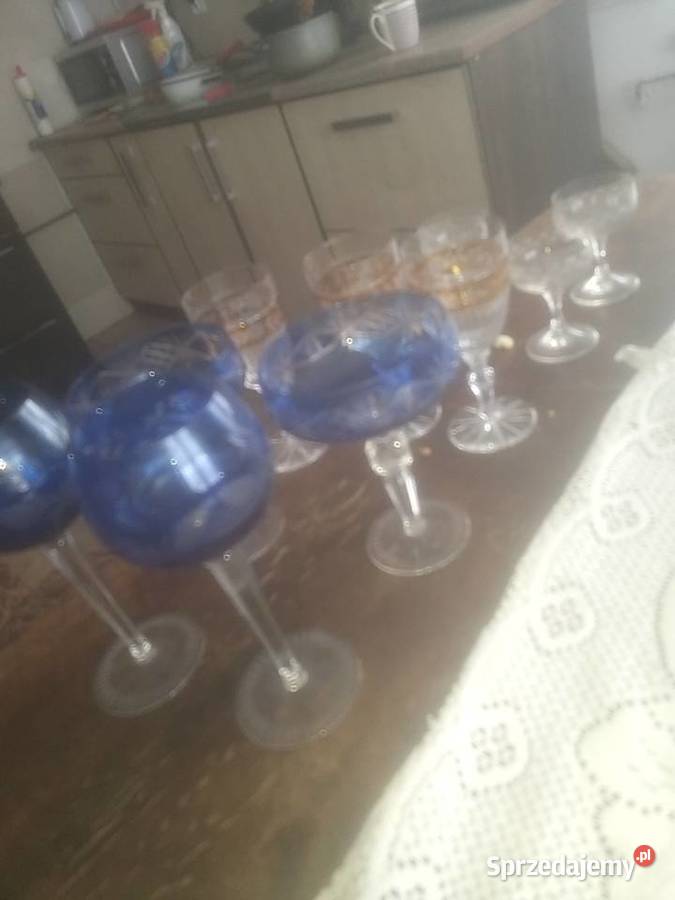 Kryształy piękne kielichy Świebodzice