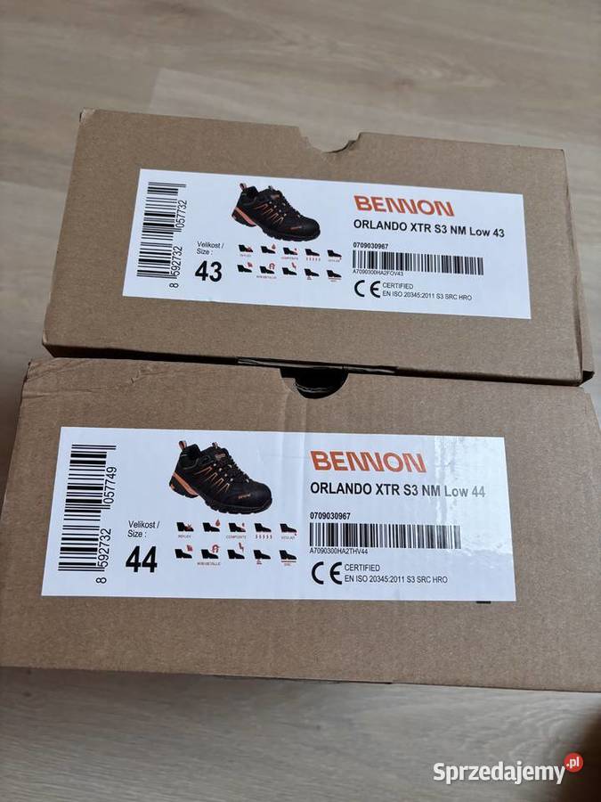 Bennon orlando XTR NM rozmiar 43 i 44 Lublin