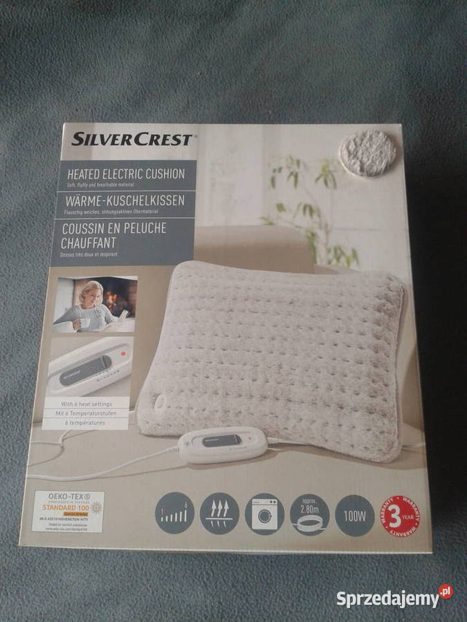PODUSZKA grzejąca elektryczna 100W miękka GRUBA Wołczyn