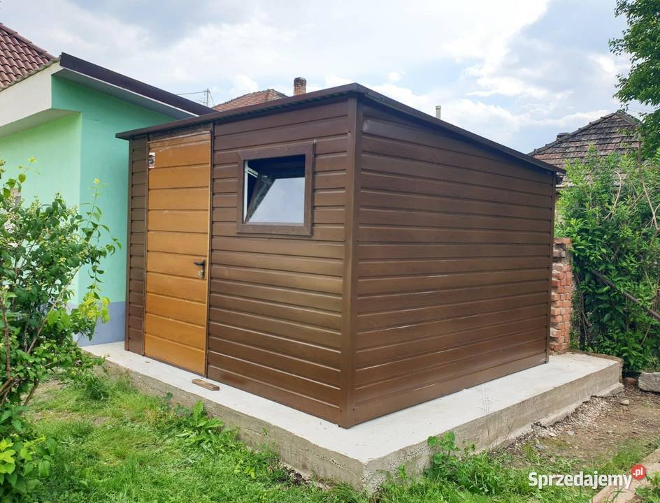 Domek ogrodowy 33m orzechzłoty dąb ciemny Żary