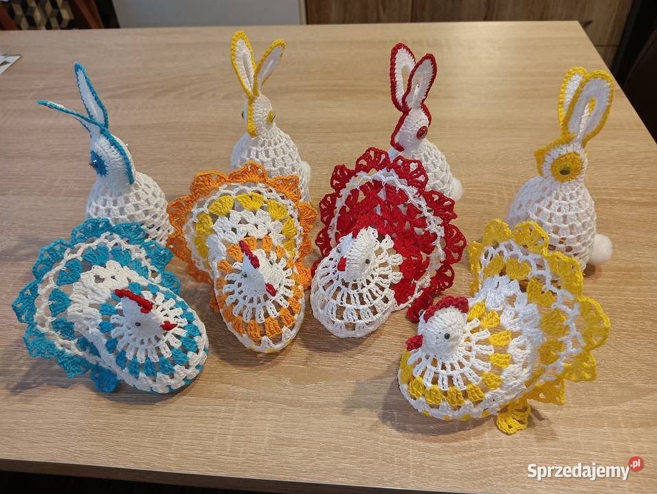 Ozdoby Wielkanocne na szydełku lubelskie Lublin