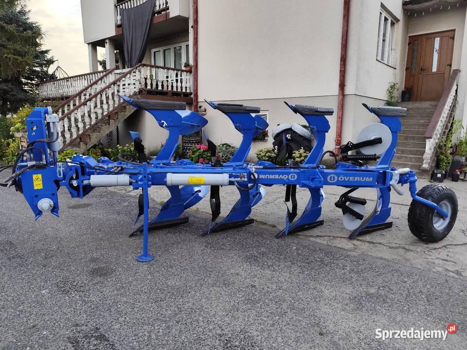 Pług obrotowy Overum Cx 4 skibowy obrotowy nieuszkodzony Żychlin
