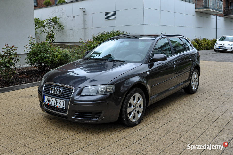 Audi A3 19TDI 2007 r Bezwypadkowy Panorama Wrocław