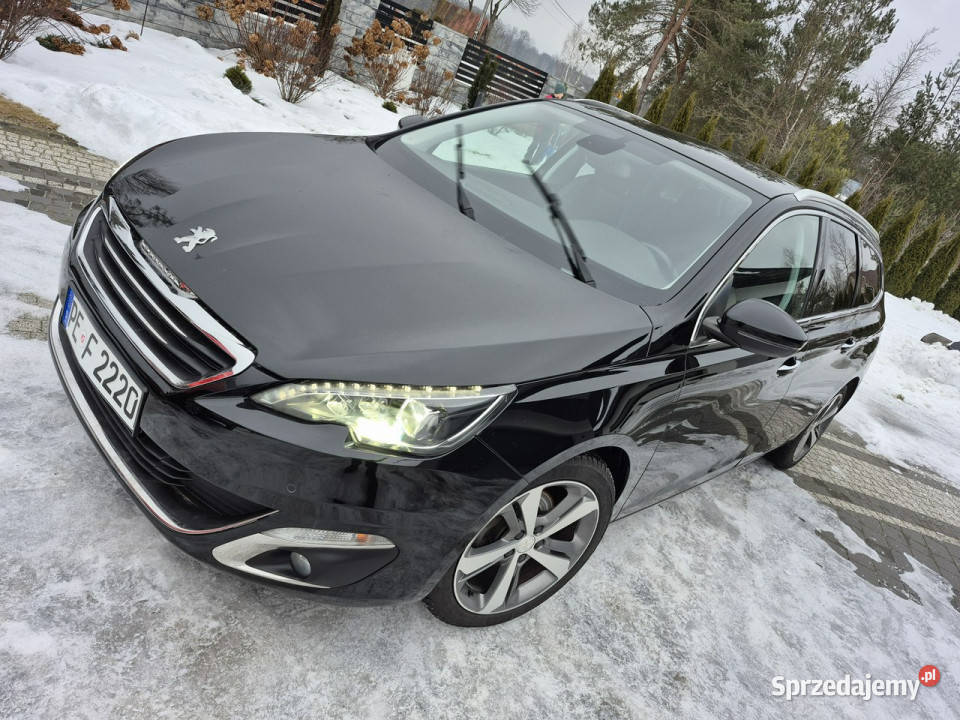 Peugeot 308 16 hdi full led kamera alcantara gniazdo AUX Drelów