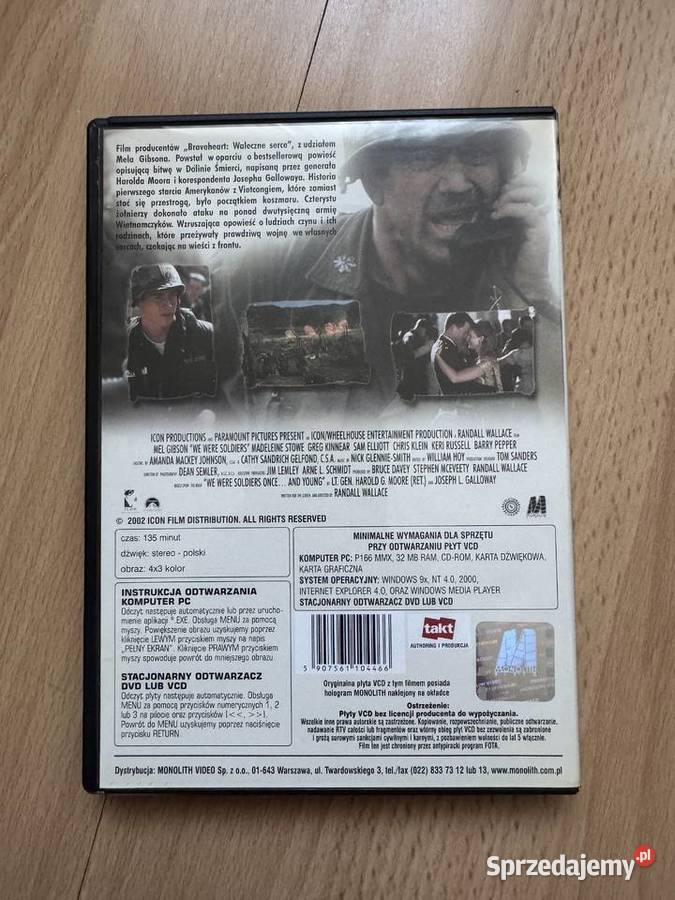 Płyty DVD Byliśmy Żołnierzami DVD