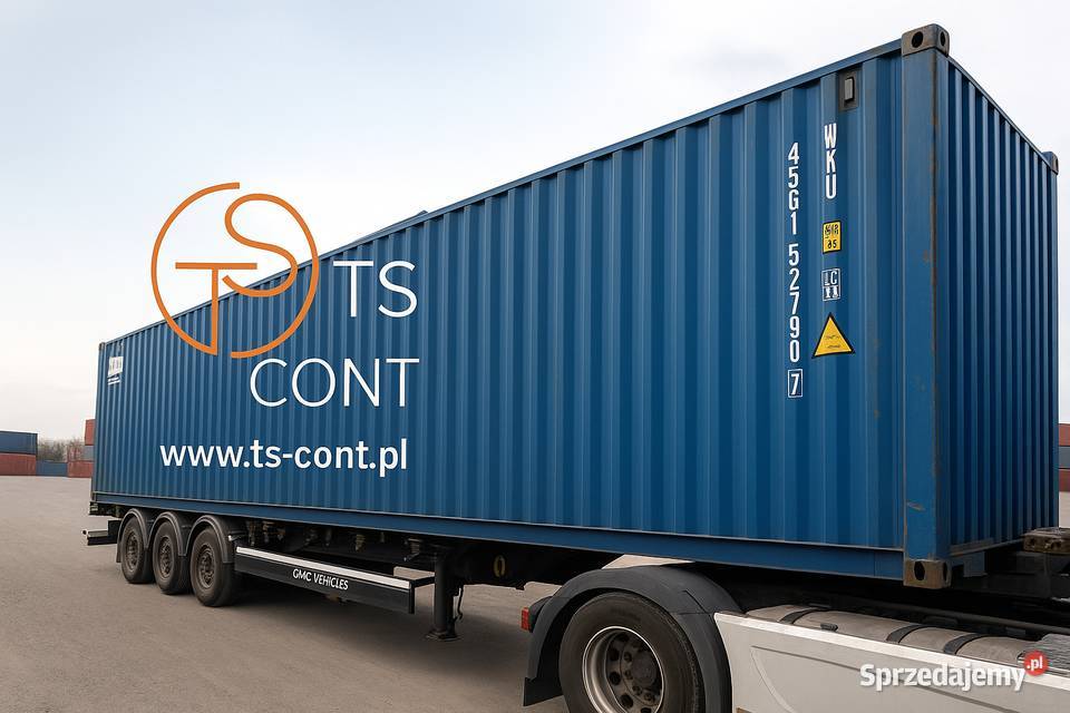 Kontener morski magazynowy budowlany 40 HC Piła sprzedam